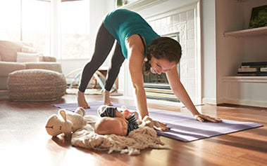 Gentle Postpartum Stretches for Self-Care