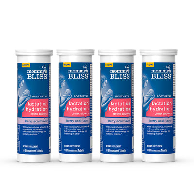 Berry Açai Lactation Hydration Drink Tablets (4-Pack)