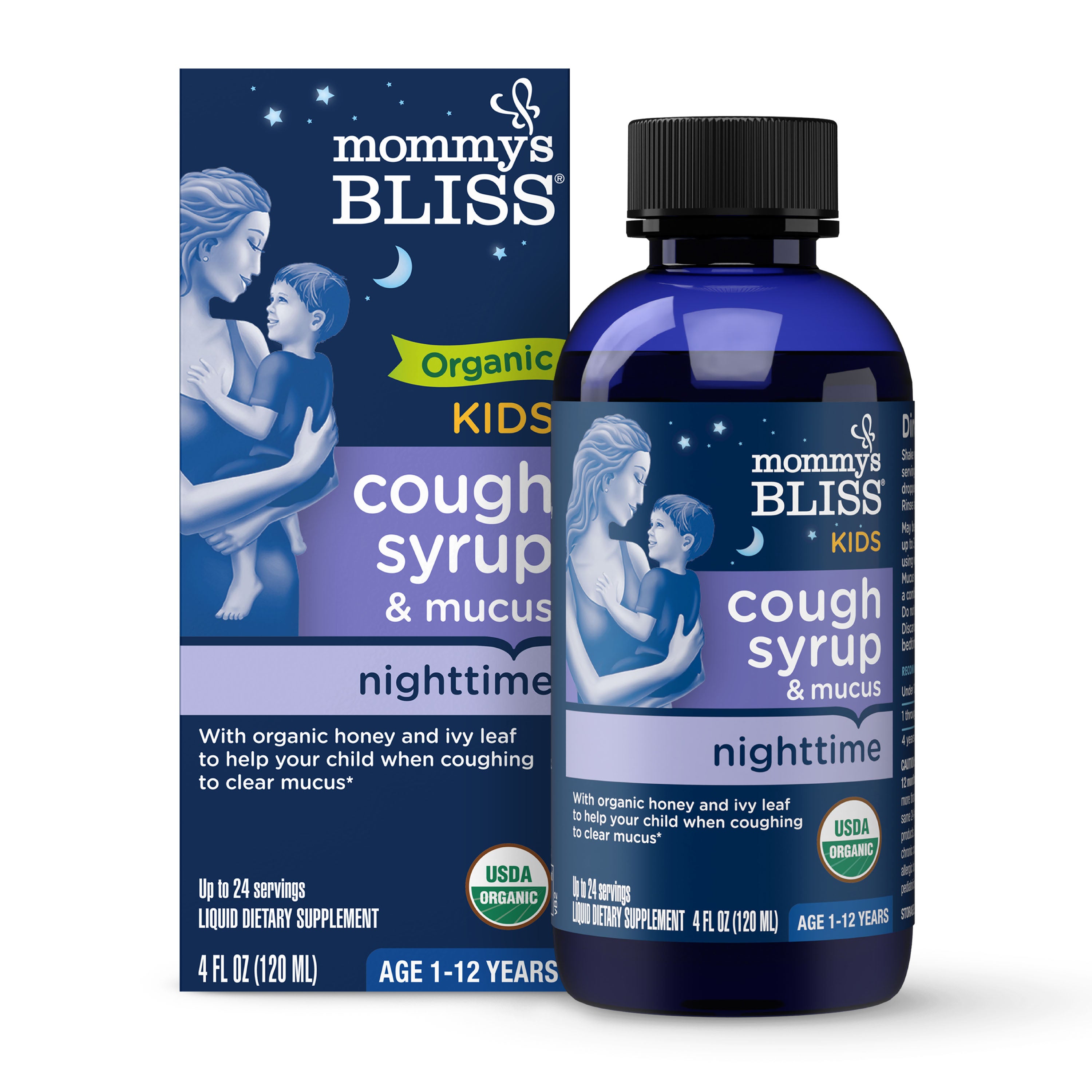 Organic Kids Cough Syrup Night Time – Mommy's Bliss