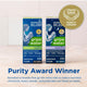 Mommy's Bliss Gripe Water Original and Nighttime shown with the Clean Label Project Purity Award seal