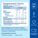 Supplement Facts for Mommy's Bliss Baby Constipation Ease with Prebiotics: magnesium, organic fennel and organic dandelion extract. Recommended serving for 6 months to 3 years is 1 teaspoon (5 mL)