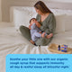 Mommy's Bliss Organic Baby Cough Syrup and Mucus Day and Night shown in an everyday lifestyle photograph