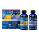 Mommy's Bliss Organic Baby Cough Syrup day and night combo pack, two cartons with their 50 ml bottles