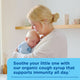 Mommy's Bliss Organic Baby Cough Syrup and Mucus shown in an everyday lifestyle photograph