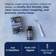 Mommy's Bliss Organic Baby Cough Syrup and Mucus Nighttime packaging shown with its main benefit claim and age guidance