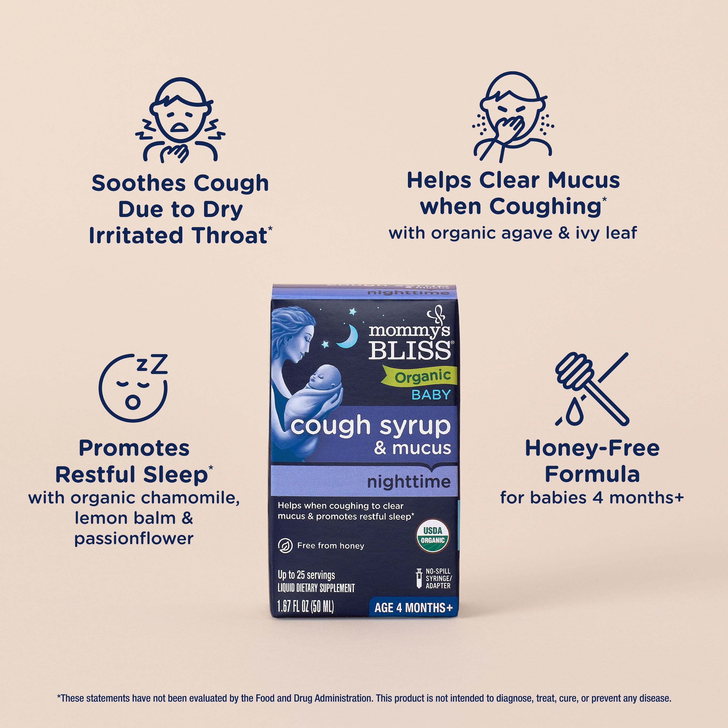 Organic Baby Cough Syrup Night Time