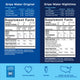 Supplement Facts and usage guides for both Mommy's Bliss Gripe Water Original and Nighttime: 1 mL from 2 to 6 weeks, 2 mL from 6 to 10 weeks and 5 mL from 10 weeks, with Nighttime used less often