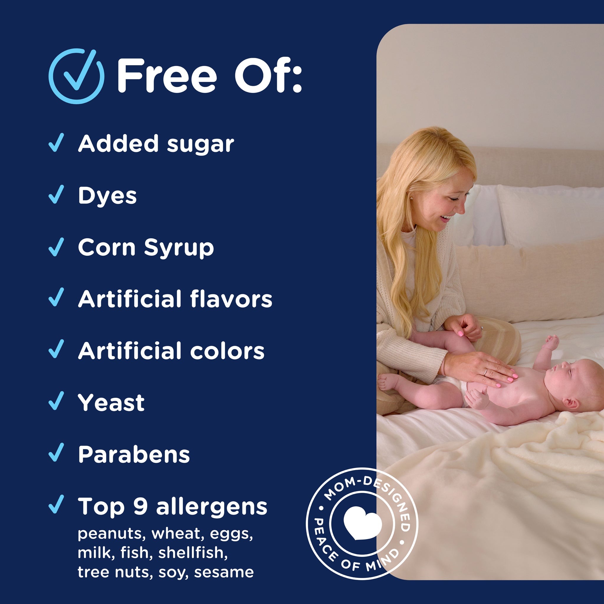 List of ingredients Mommy's Bliss Gripe Water Nighttime is free of