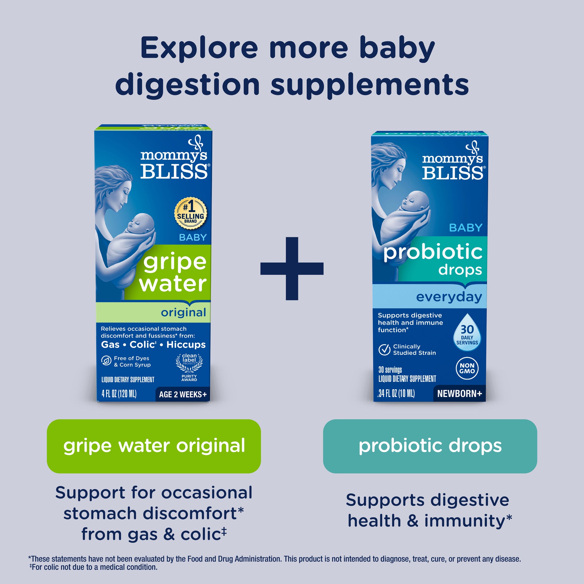 Related Mommy's Bliss products suggested alongside Gripe Water Nighttime