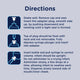Step-by-step directions for using Mommy's Bliss Gripe Water Nighttime