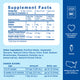 Supplement Facts for Mommy's Bliss Gripe Water Original 2 oz. Usage guide: a quarter teaspoon at 2 to 6 weeks, half a teaspoon at 6 weeks to 6 months, one teaspoon from 6 months