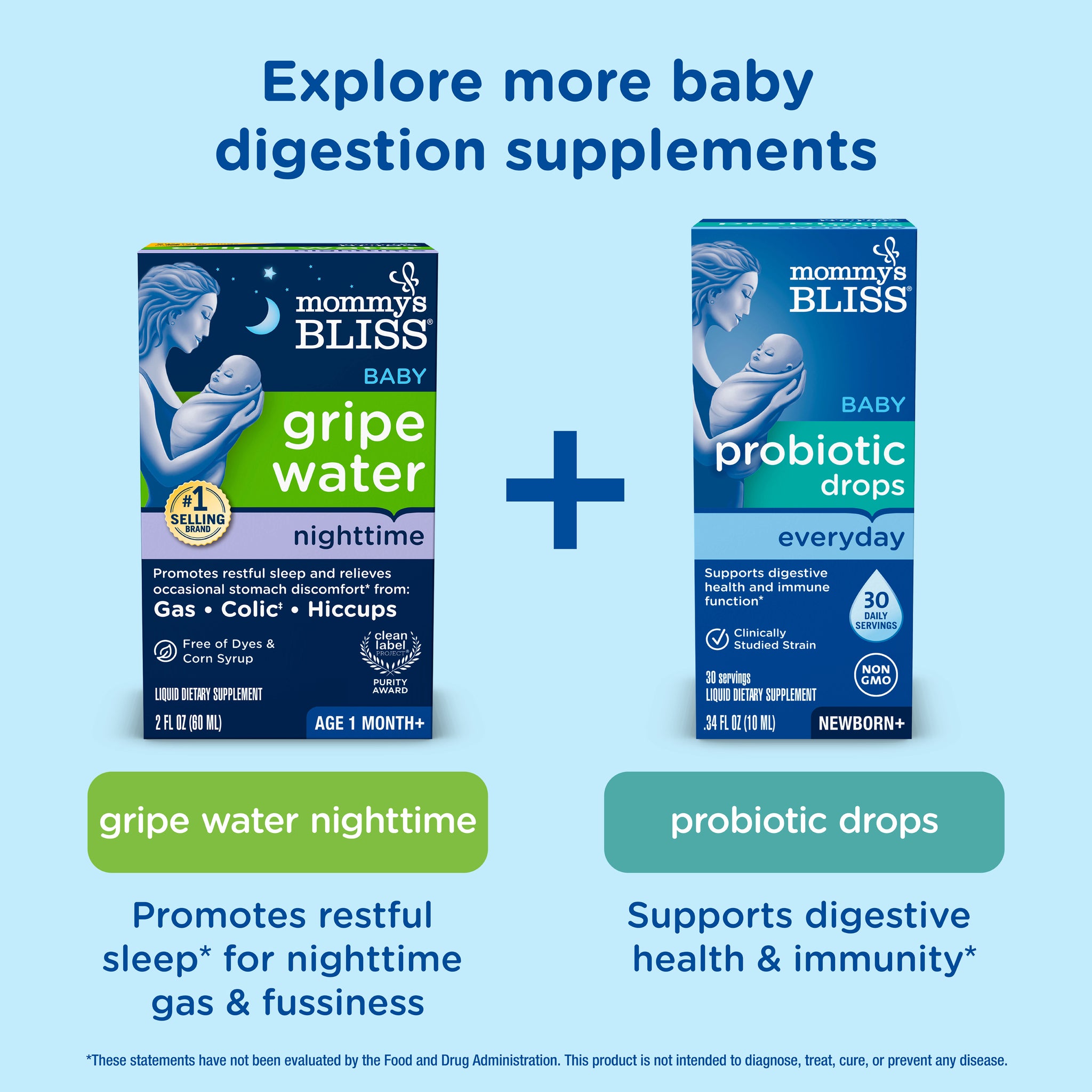 Related Mommy's Bliss products suggested alongside Gripe Water Original 2 oz