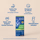 Key features of Gripe Water Original: calms the tummy with ginger and fennel, designed by moms, organic herbal extracts, and no refrigeration needed