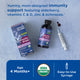 Mommy's Bliss Organic Baby Immunity Drops with Elderberry packaging shown with its main benefit claim and age guidance