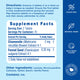 Supplement Facts for Mommy's Bliss Little Gums Soothing Oral Tablets: chamomile and fennel seed extract. Dissolve 2 tablets, one at a time, on baby's tongue as needed. Contains milk