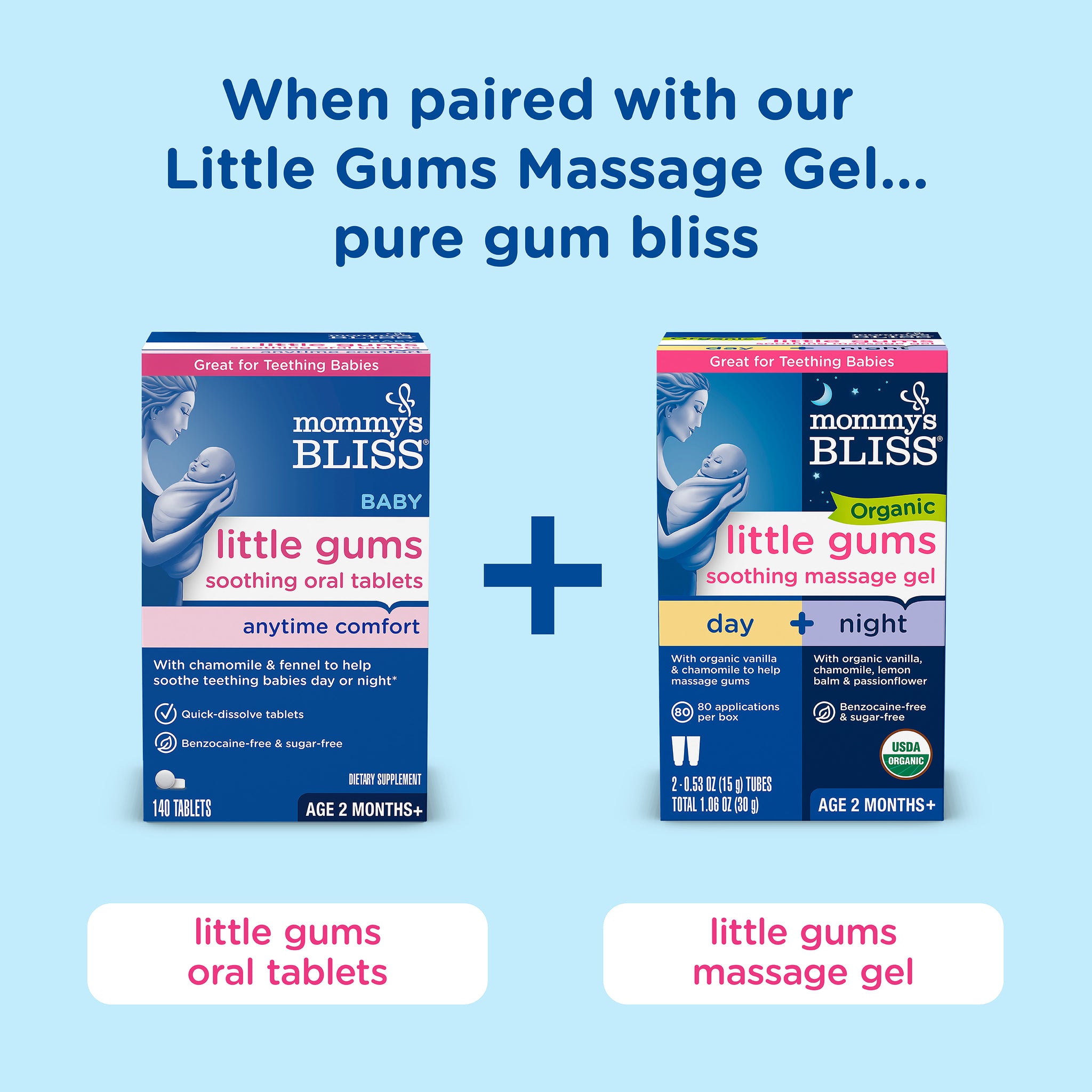 Related Mommy's Bliss products suggested alongside Little Gums Soothing Oral Tablets