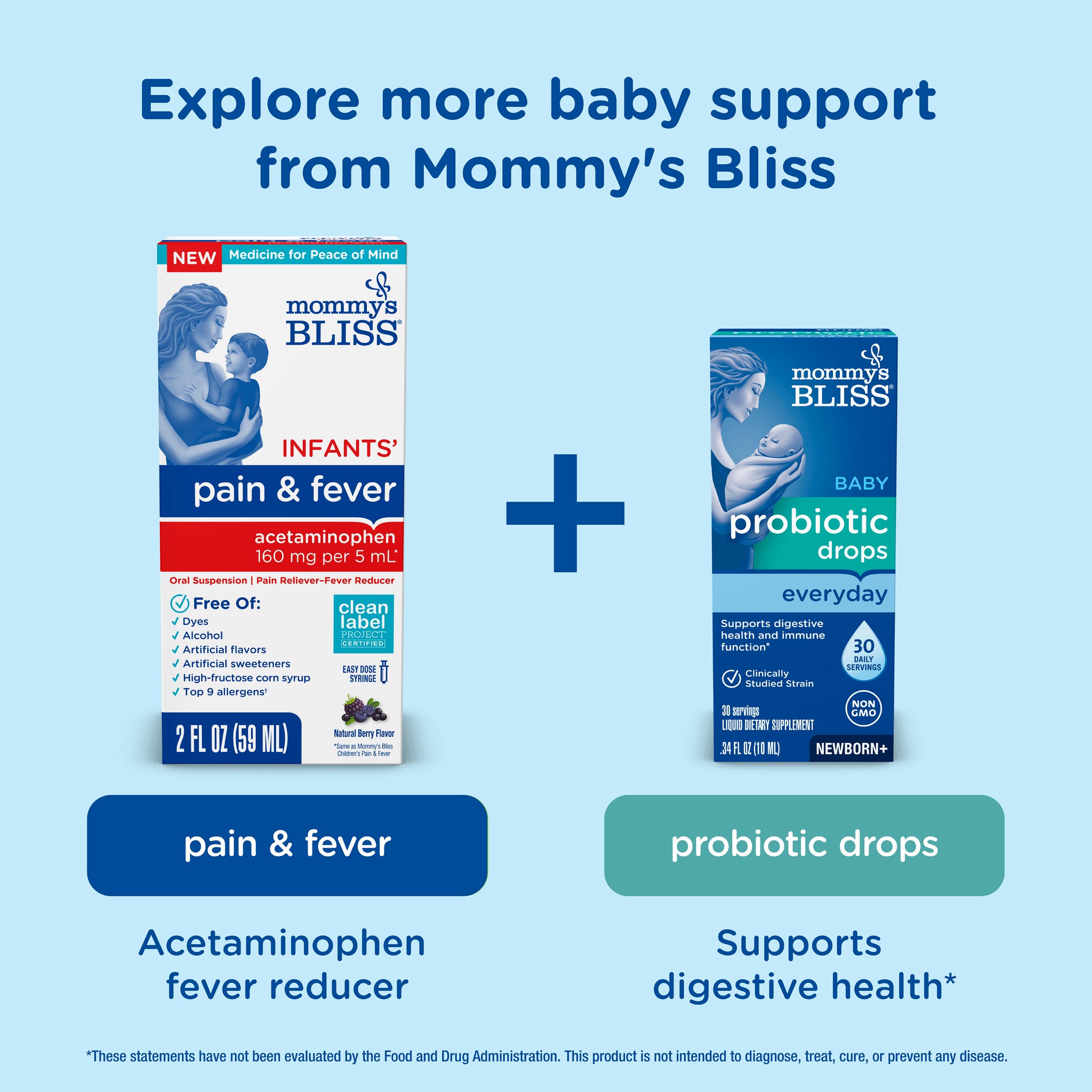 Related Mommy's Bliss products suggested alongside the Newborn Essentials Gift Set