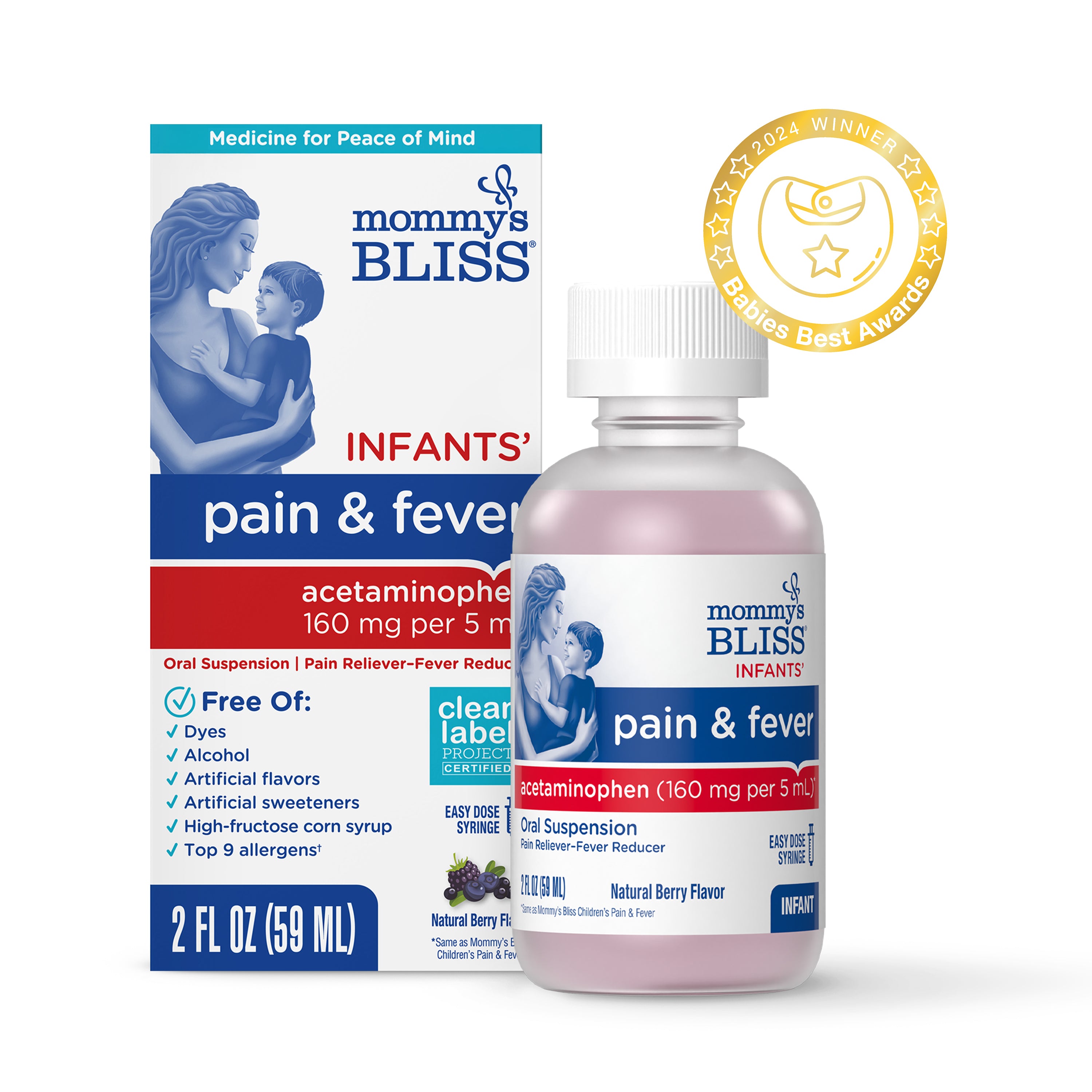 Infant Acetaminophen: Pain & Fever Reducer - 2oz