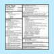 Drug Facts for Mommy's Bliss Infants' Pain and Fever acetaminophen, 160 mg per 5 mL. Dosing is by weight, a doctor should be consulted under 24 pounds, and no more than 5 doses in 24 hours
