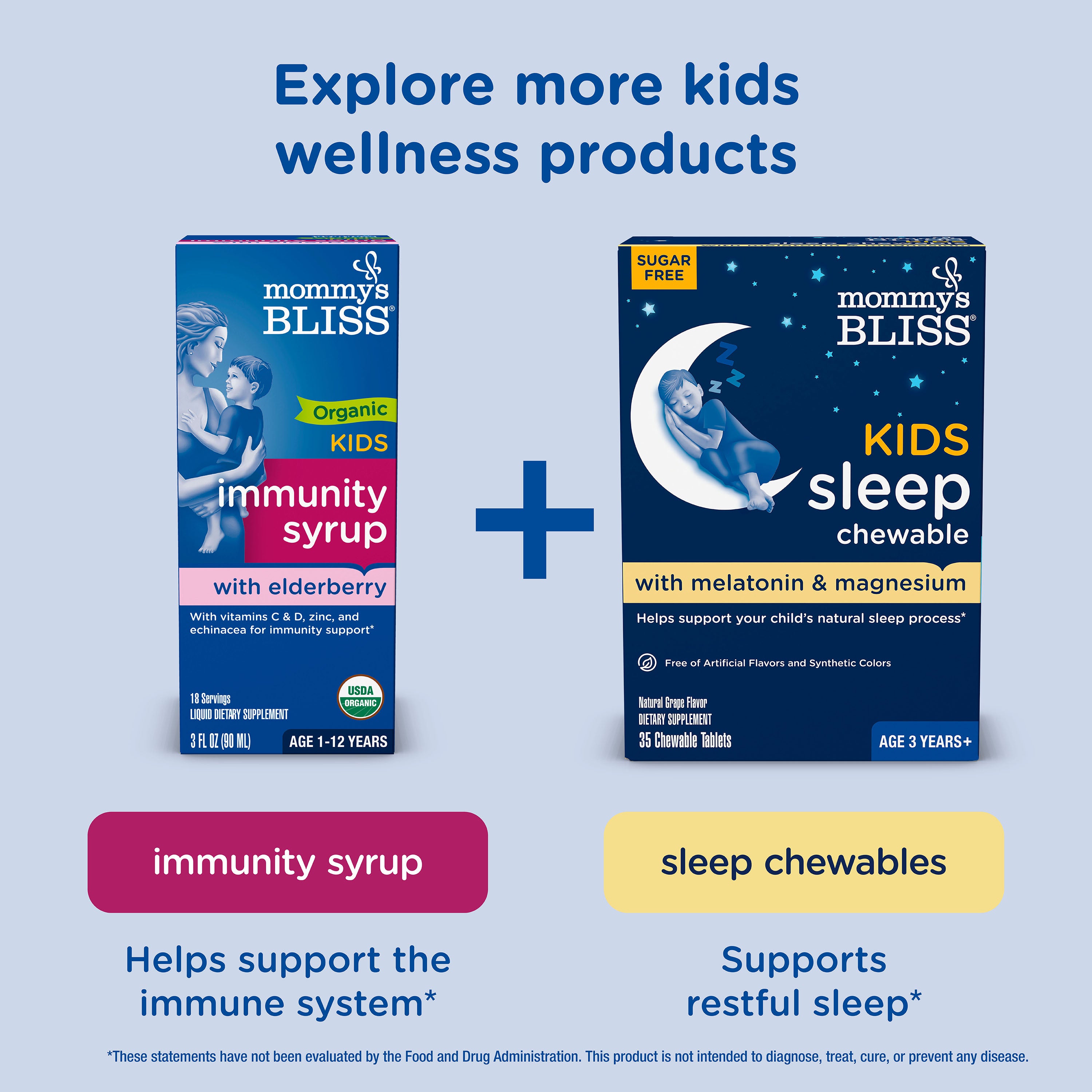 Organic Kids Cough Syrup & Mucus Day & Night