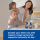 Mommy's Bliss Organic Kids Cough Syrup and Mucus shown in an everyday lifestyle photograph