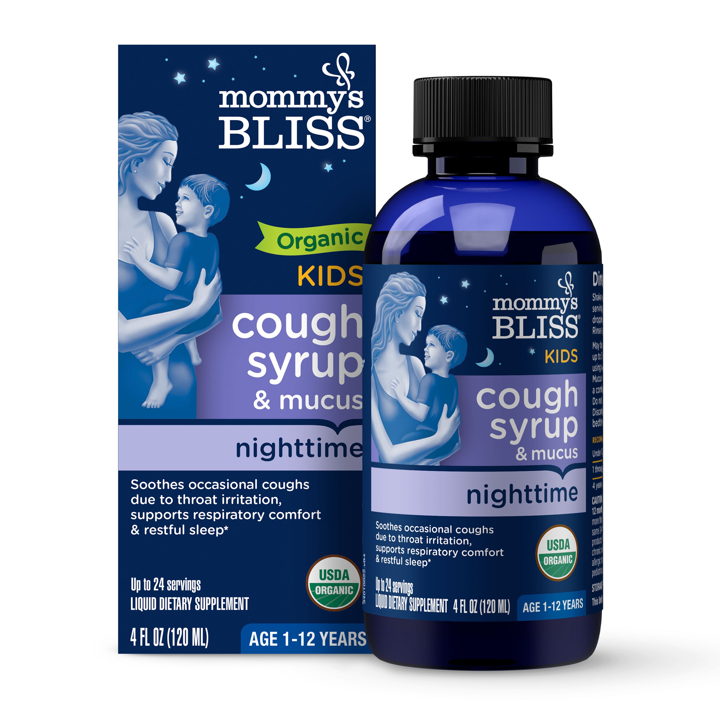 Organic Kids Cough Syrup & Mucus Nighttime