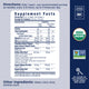 Supplement Facts for Mommy's Bliss Organic Kids Cough Syrup and Mucus Nighttime. Ages 1 and up: 5 mL at 1 to 3 years, 10 mL from 4 years, every 4 to 6 hours up to 3 times daily