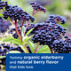 The natural berry flavor of Mommy's Bliss Children's Pain and Fever acetaminophen