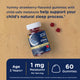 Mommy's Bliss Kids Sleep Support Gummies packaging shown with its main benefit claim and age guidance