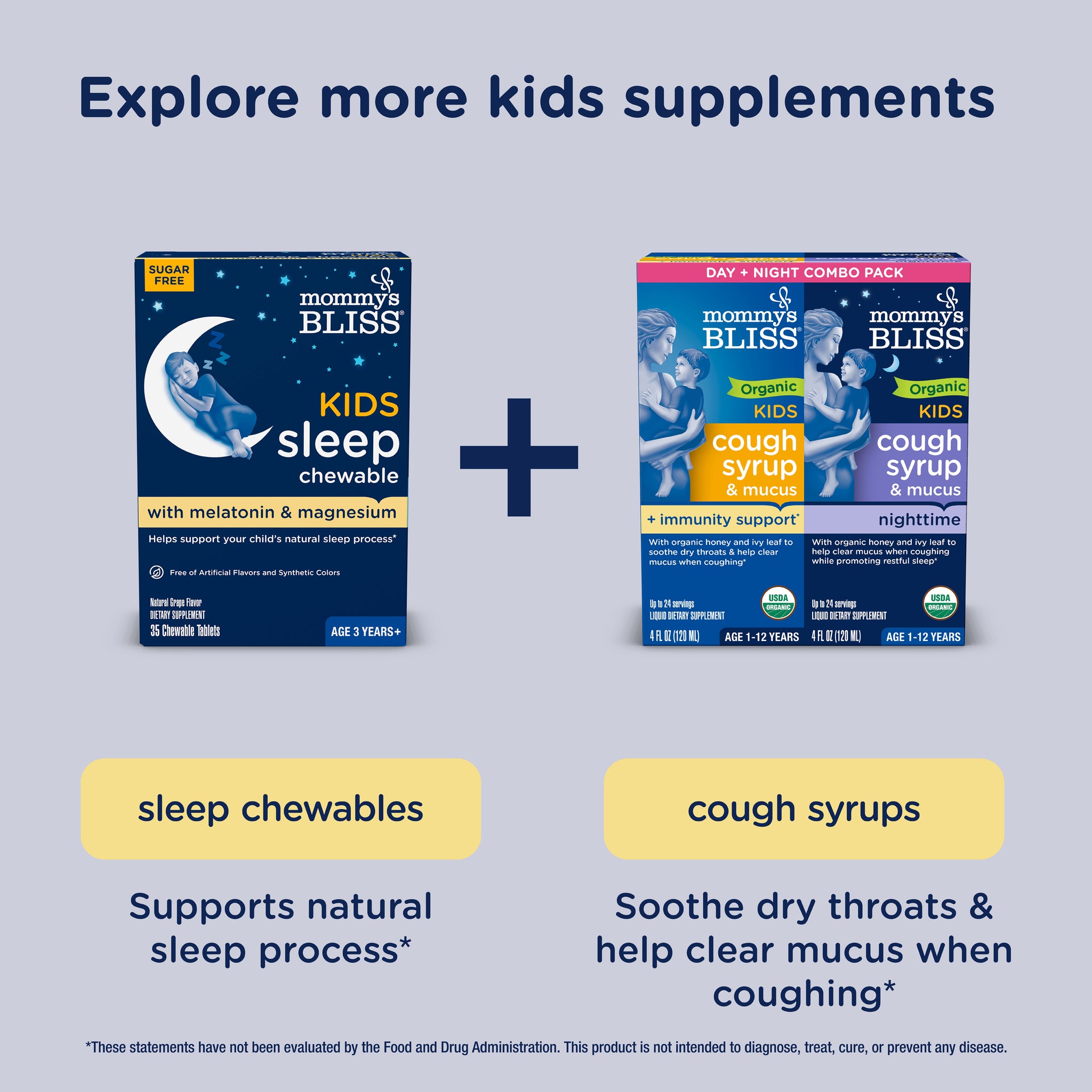 Related Mommy's Bliss products suggested alongside Kids Sleep Support Gummies