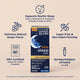 Key features of Mommy's Bliss Kids Sleep Support Liquid, shown as icons around the carton