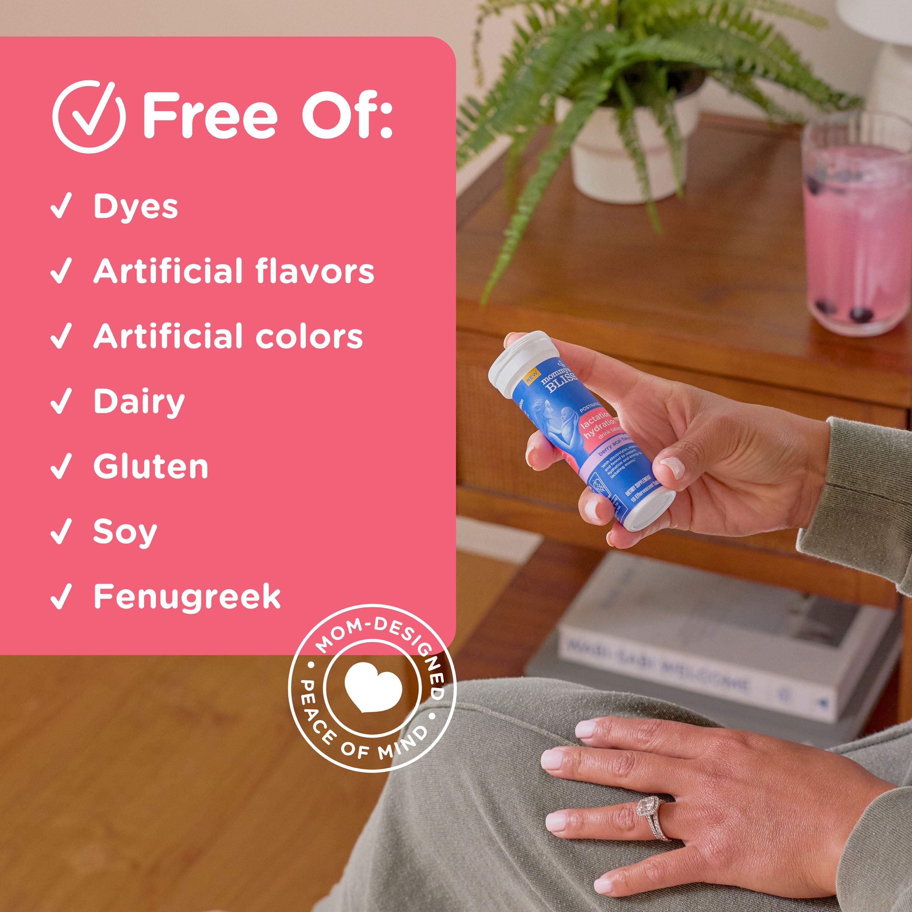 Berry Açai Lactation Hydration Drink Tablets (4-Pack)