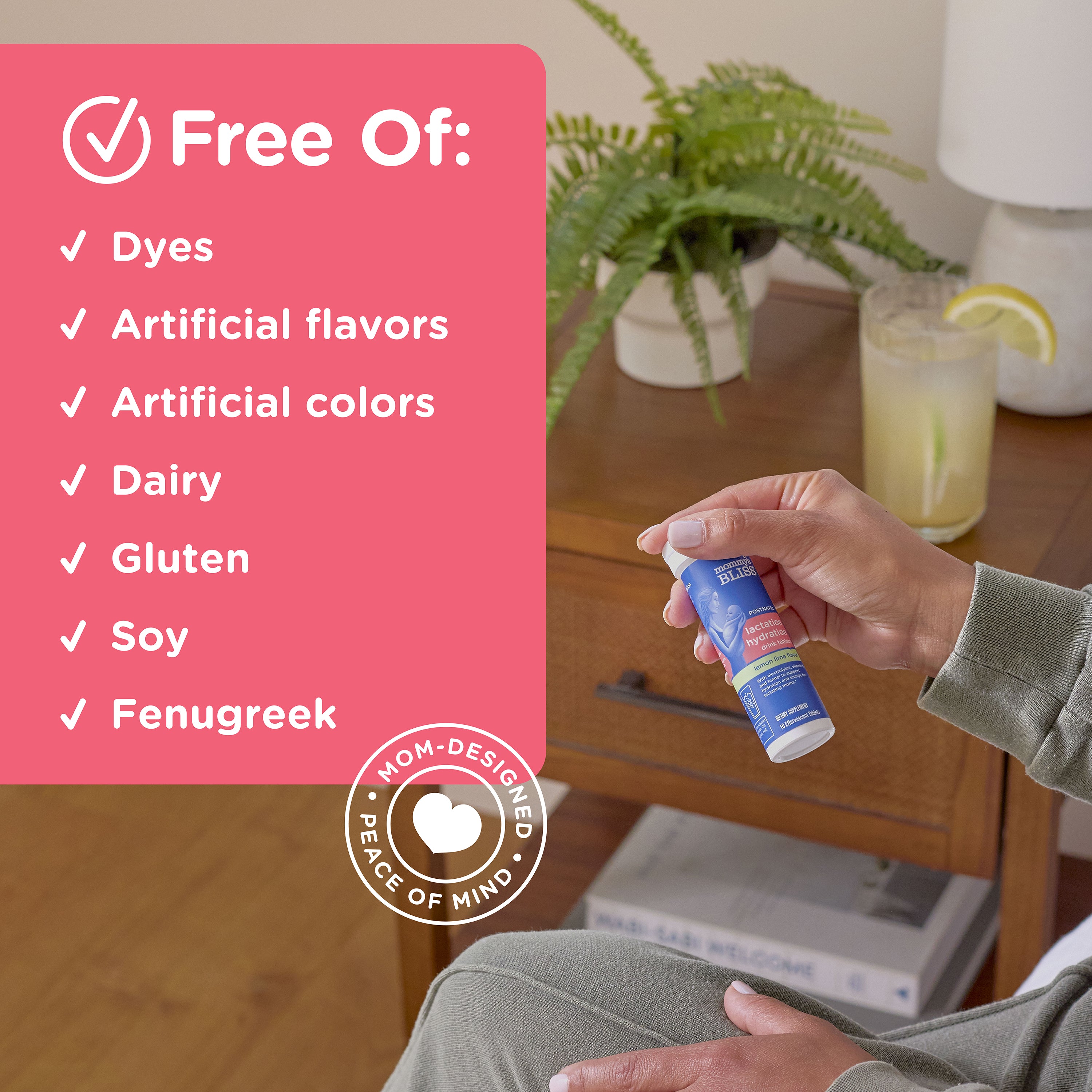 Lactation Hydration Drink Tablets - Lemon Lime Mommy's Bliss Lactation Hydration Drink Tablets - Lemon Lime Mommy's Bliss