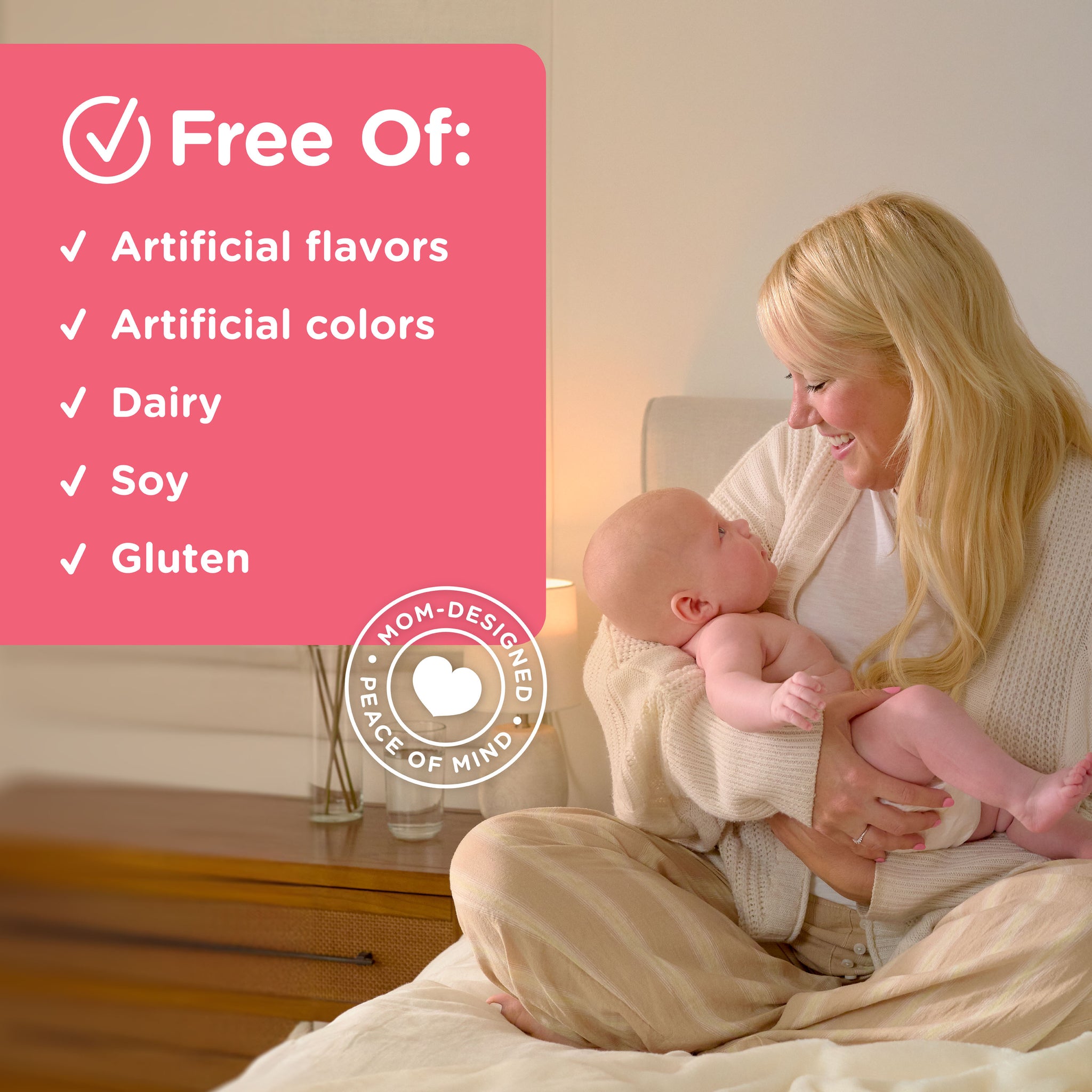 List of ingredients Mommy's Bliss Postnatal Lactation Support is free of