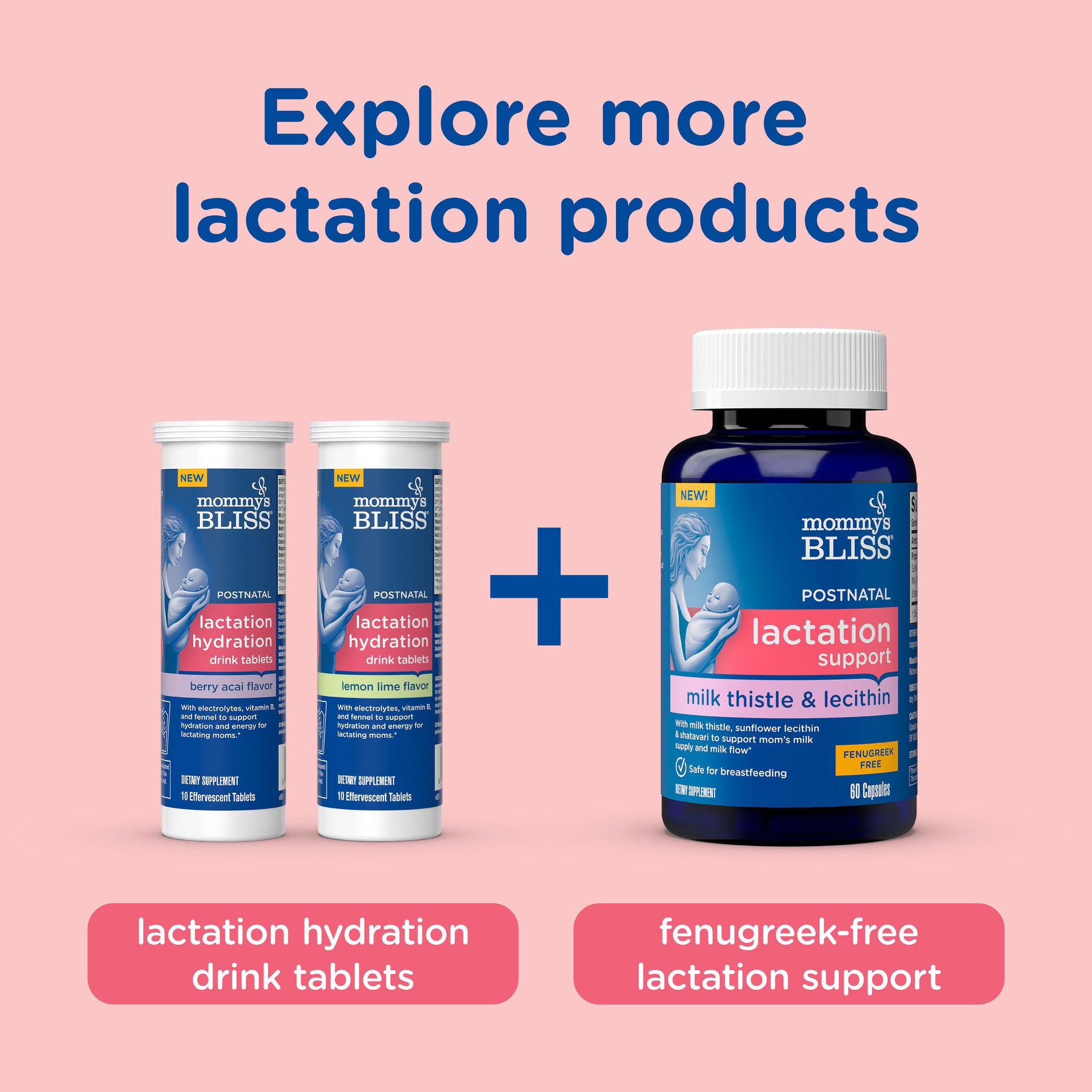 Related Mommy's Bliss products suggested alongside Postnatal Lactation Support