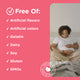 List of ingredients Mommy's Bliss Prenatal Multivitamin plus Iron is free of