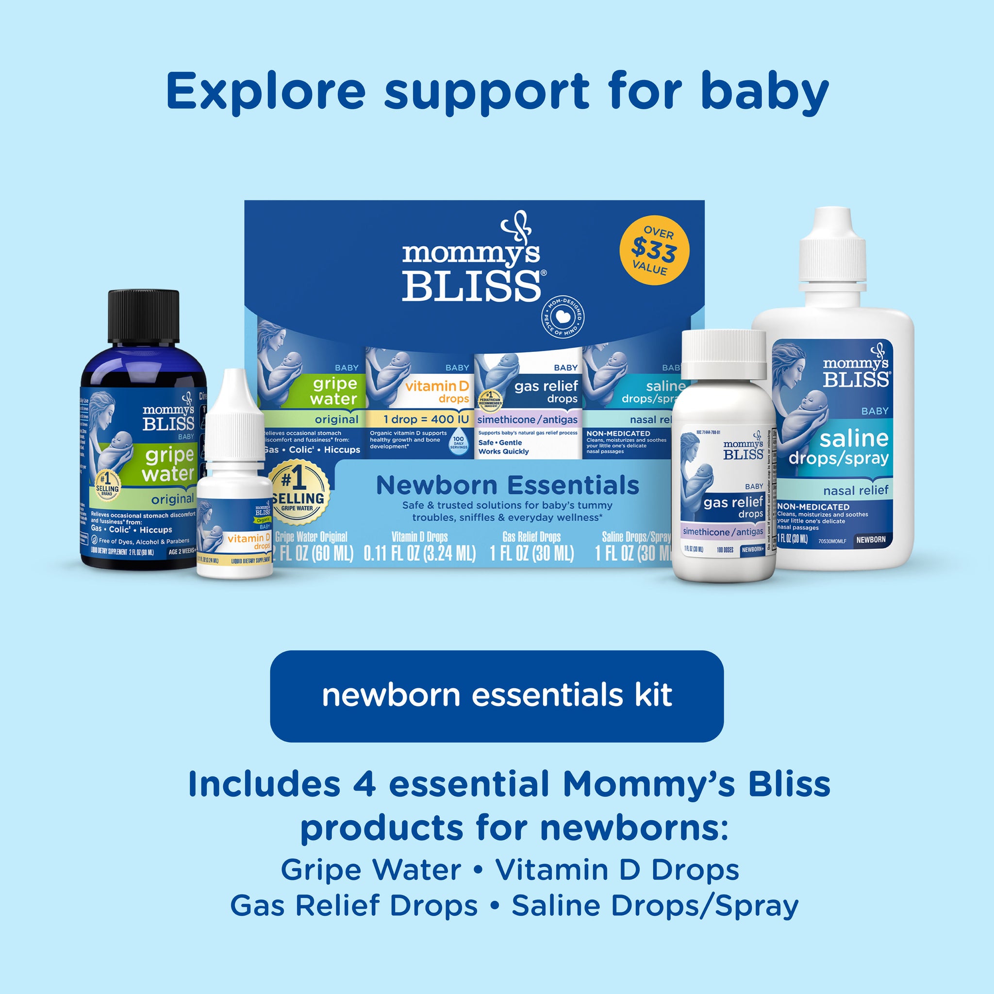 Related Mommy's Bliss products suggested alongside Prenatal Multivitamin plus Iron