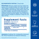 Supplement Facts panel for Mommy's Bliss Baby Probiotic Drops Everyday, with ingredients and the dosing guide by age