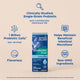 Key features of Mommy's Bliss Baby Probiotic Drops Everyday 45-day, shown as icons around the carton