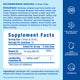 Supplement Facts panel for Mommy's Bliss Baby Probiotic Drops plus Vitamin D, with ingredients and the dosing guide by age