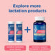 more lactation products including lactation hydration drink tablets and lactation support with fenugreek and probiotics 