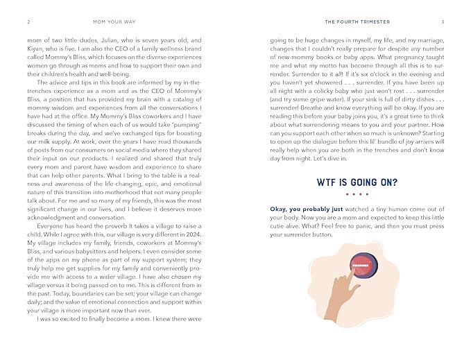 A sample excerpt from Mom Your Way by Yasmin Kaderali