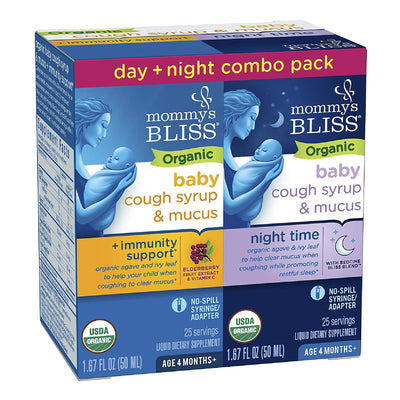 Organic Baby Cough Syrup & Mucus Day & Night – Mommy's Bliss
