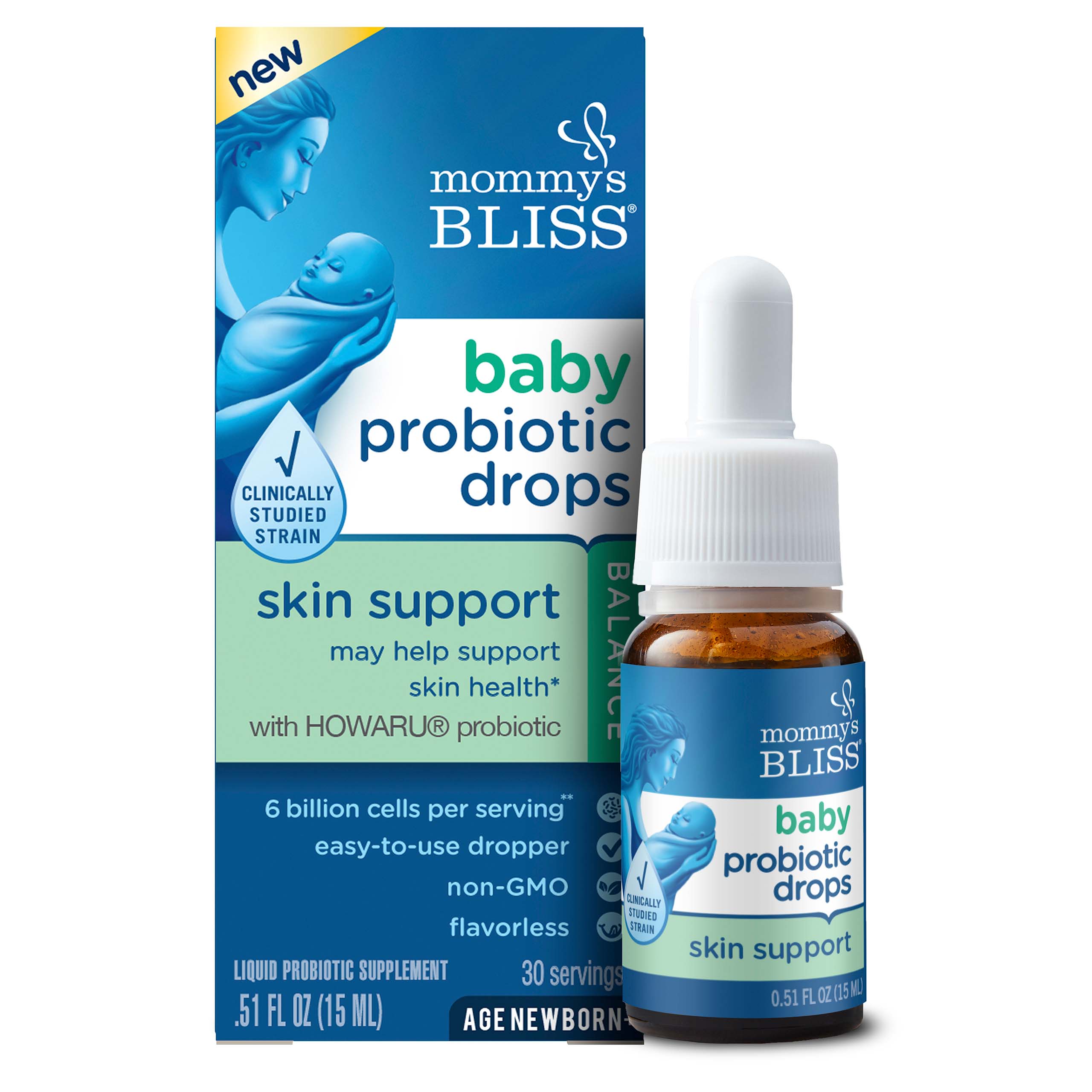 Probiotic Drops Skin Support – Mommy's Bliss