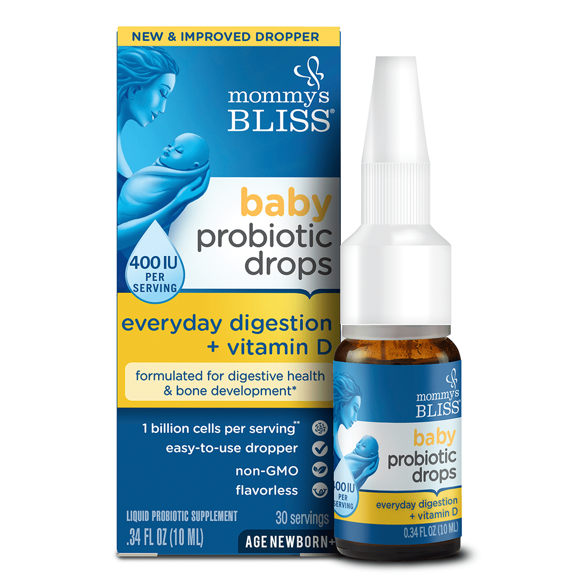 Probiotic Drops + Vitamin D – Mommy's Bliss